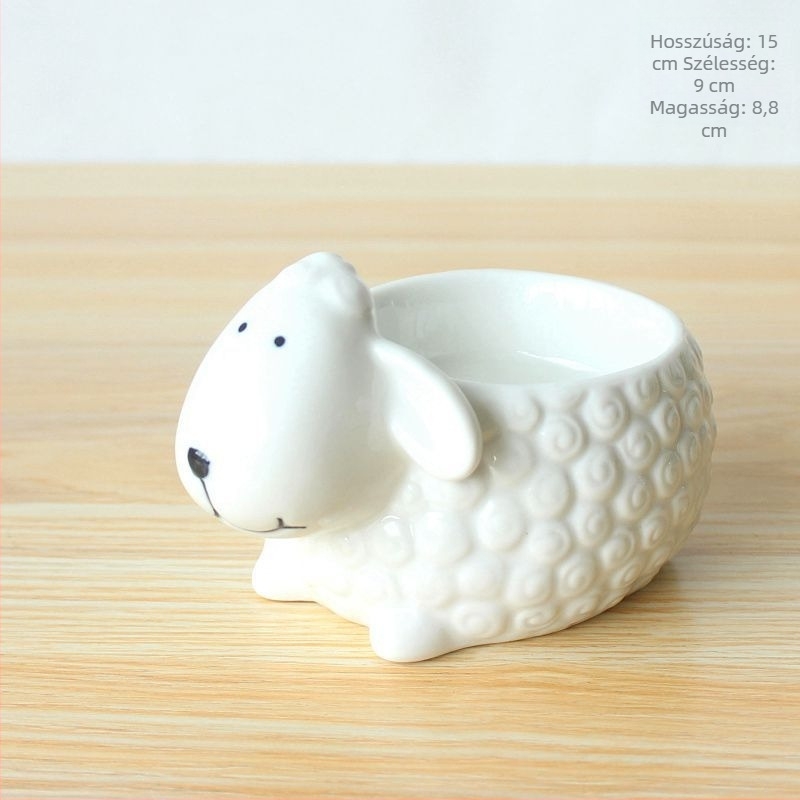 Porcelán gyerekeknek készült snacktál rajzfilmszerű mintával, szabálytalan formájú étkészlet