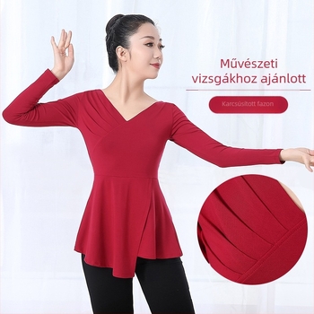 Női modern tánc gyakorló ruhaszett, modal anyagú, testmozgás, tavasz–nyár