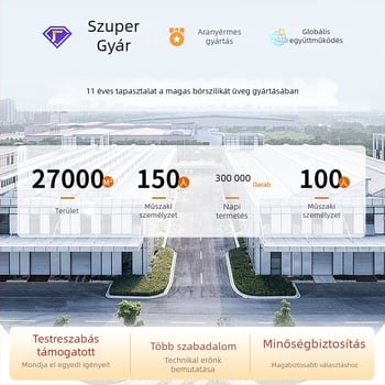 304 rozsdamentes acél fedővel boroszilikát üveg zárható tárolóedény a konyhai gabonákhoz, kerek formájú, 800–1000 ml, mikróban használható, modern minimalist stílus