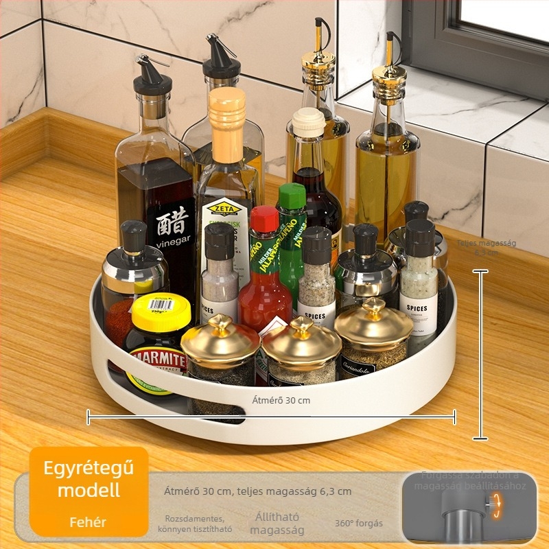 Konyhai 360°-os forgó fűszertartó