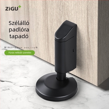 Rejtett ajtóütköző fúrás nélkül belső ajtókhoz, anti‑ütközés, csendes szívóhatás