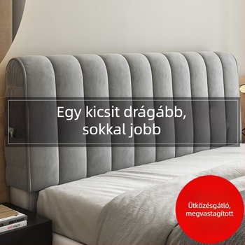 Vastagított ágyfejvédő huzat, puha párnázással, pamut anyagból, modern minimalist dizájn