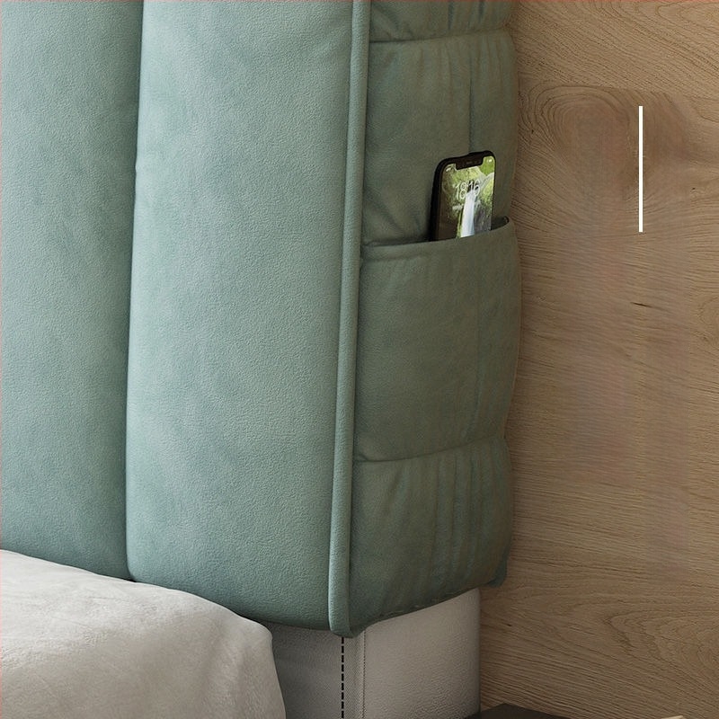 Vastagított ágyfejvédő huzat, puha párnázással, pamut anyagból, modern minimalist dizájn