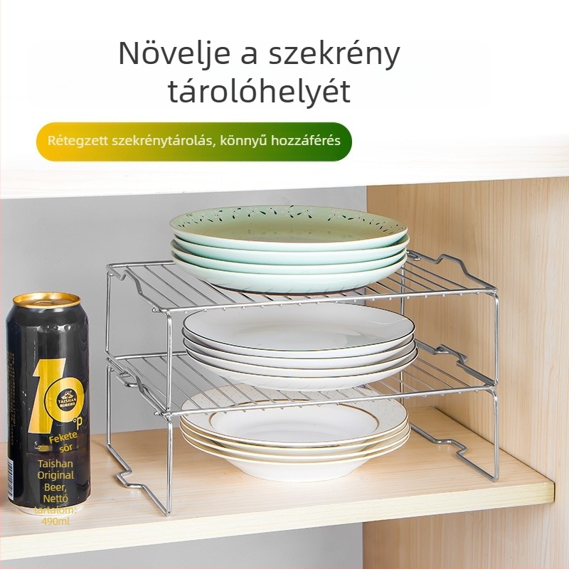 304-es rozsdamentes acél belső hűtőszekrény tárolópolc maradékokhoz