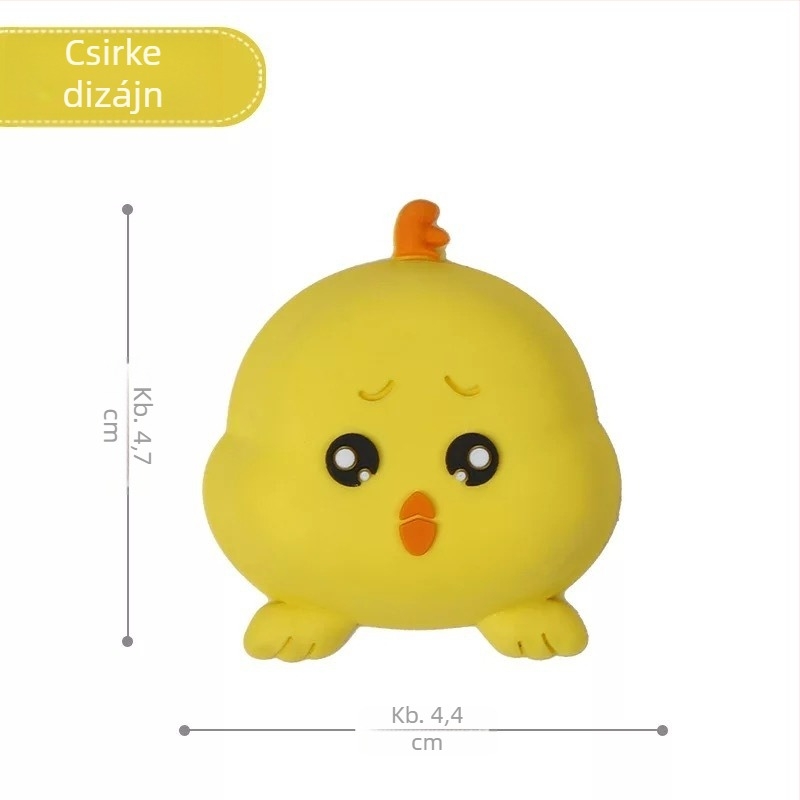 Szilikonból készült antiütközés matricák – aranyosak, ultra vastagok, ajtókhoz, hűtőhöz és WC-fedélhez, többfunkciós használatra