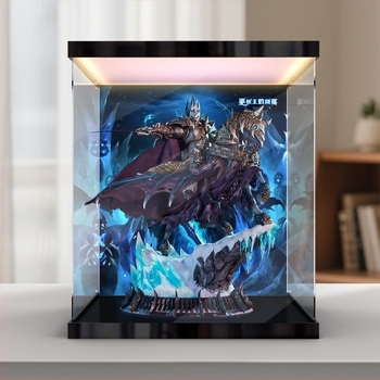 Akril porvédő tároló doboz World of Warcraft: Lich King és Invincible War Horse szobraihoz