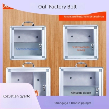 Falihoz szerelt zárható elsősegély doboz otthoni és munkahelyi használatra