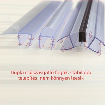Üvegajtó mágneses tömítőszalag zuhanykabinhoz