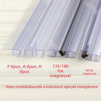 Üvegajtó mágneses tömítőszalag zuhanykabinhoz