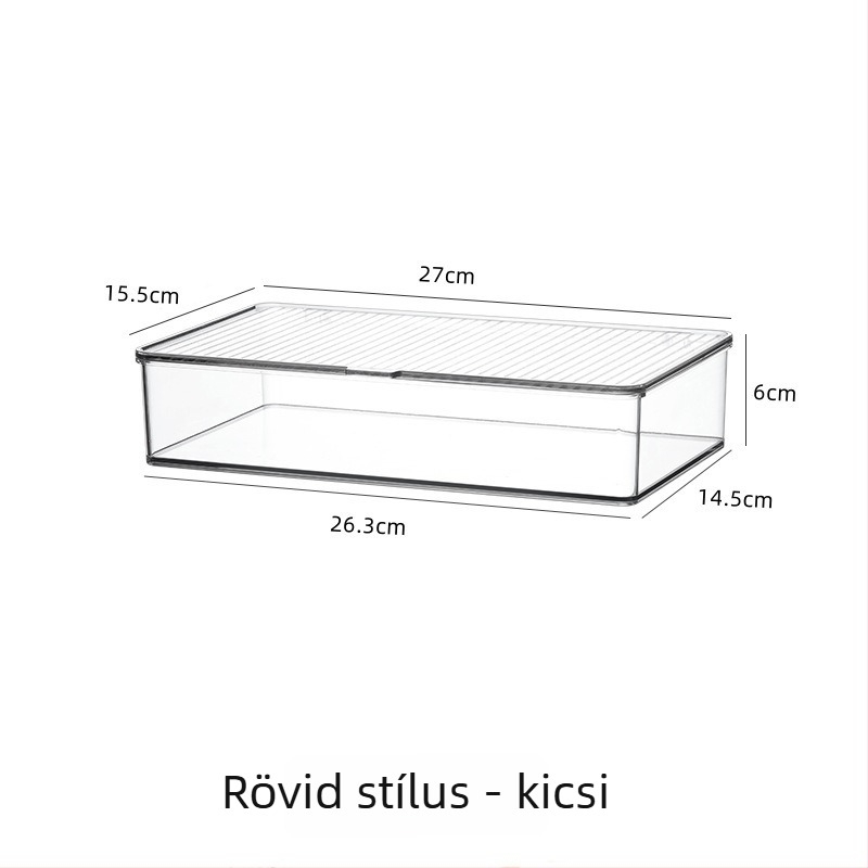 Átlátszó akril porvédő tároló doboz fedővel CD/DVD és PS4 lemezekhez
