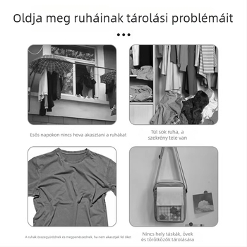 Rozsdamentes acél ruhafogas kollégiumhoz — ágy melletti kampó, felső ágyhoz és beltéri szárításra