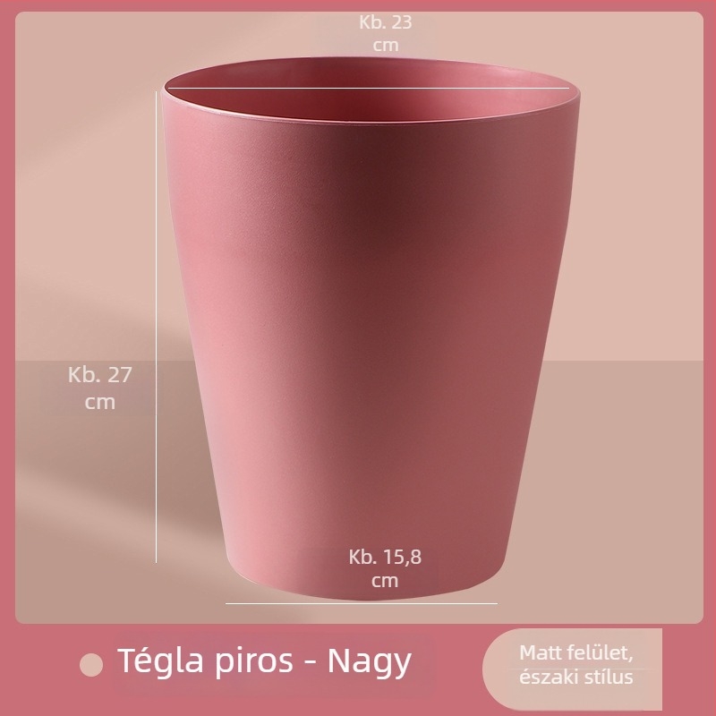Házhoz és irodába való szemetes, kicsi konyhai kuka, hálószoba és nappali, kültéri használatra, 12 L kapacitás