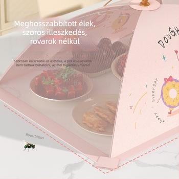 Összecsukható ételháló fedő legyek ellen