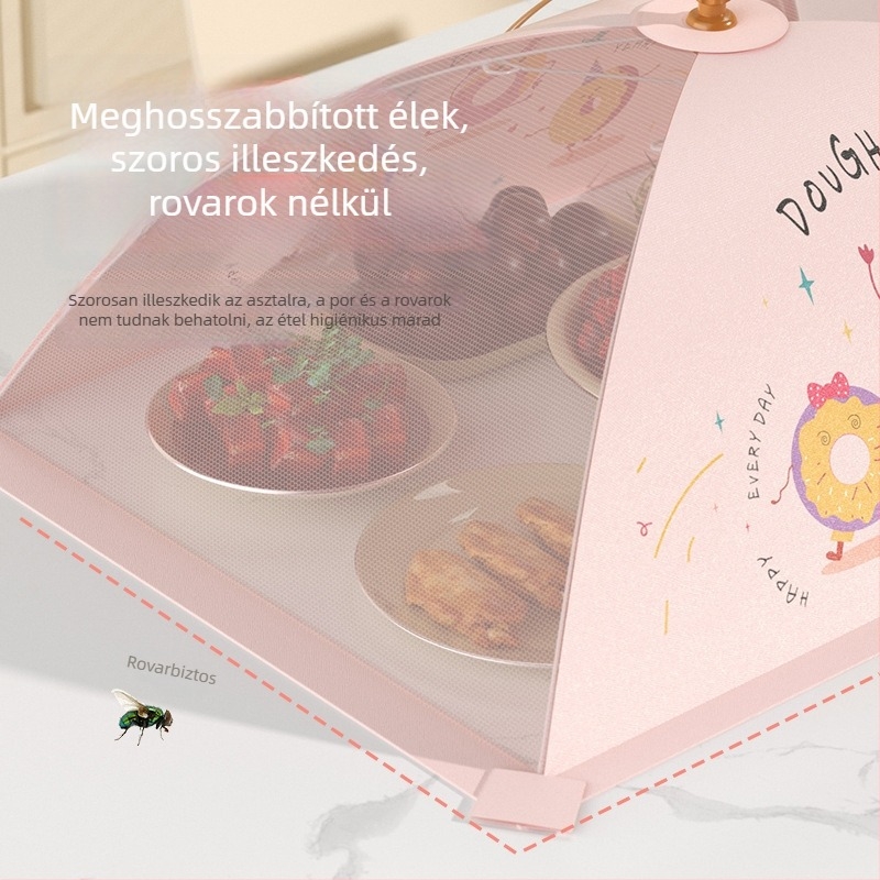 Összecsukható ételháló fedő legyek ellen