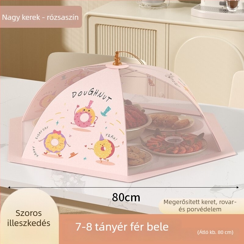 Összecsukható ételháló fedő legyek ellen