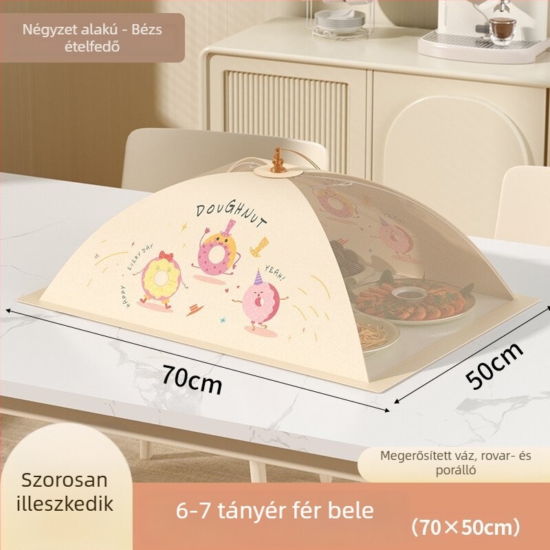 Összecsukható ételháló fedő legyek ellen