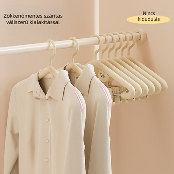 Gyerekeknek szóló ruhakasztó otthoni használatra, vastagított és megerősített, nyommentes, vállnyomás elleni, illatosított, téli tollkabátokhoz