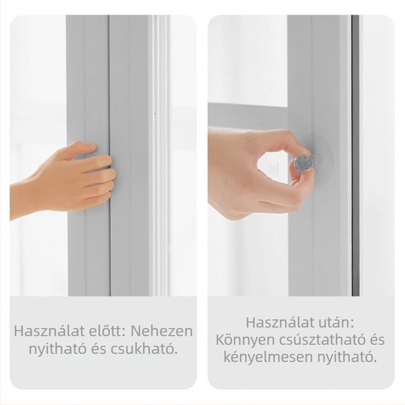Rejtett önragasztó fogantyú szekrényajtókhoz, csúszóajtókhoz, fiókokhoz és ruhásszekrényekhez, üvegajtókhoz