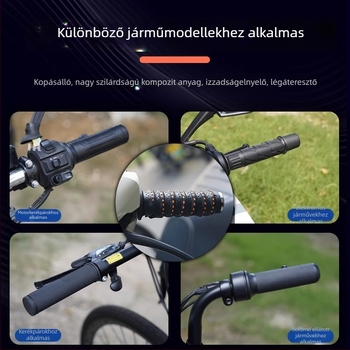 Motorkerékpár kormányvédő burkolat, csúszásmentes, PVC, vízálló