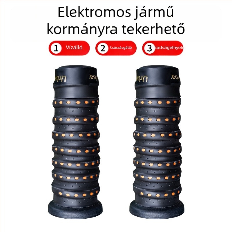Motorkerékpár kormányvédő burkolat, csúszásmentes, PVC, vízálló
