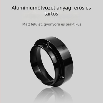 Mágneses dózisterelő gyűrű fogantyúval, 51/53/58 mm – kávéőrlemény elosztó