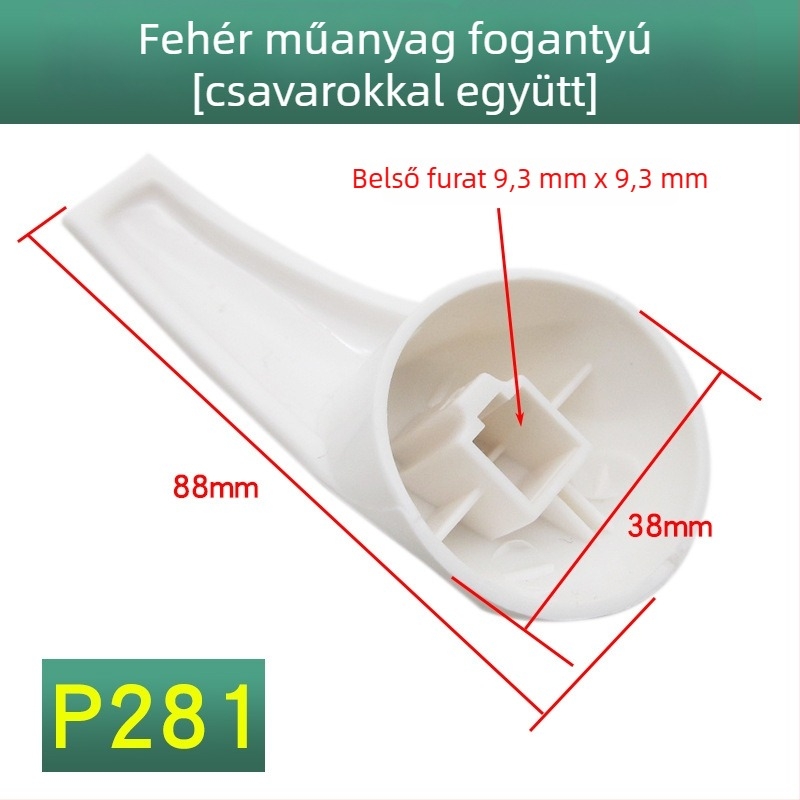 Elektromos vízmelegítő keverőfogantyú – U-alakú / falra szerelhető, zuhanyhoz univerzális