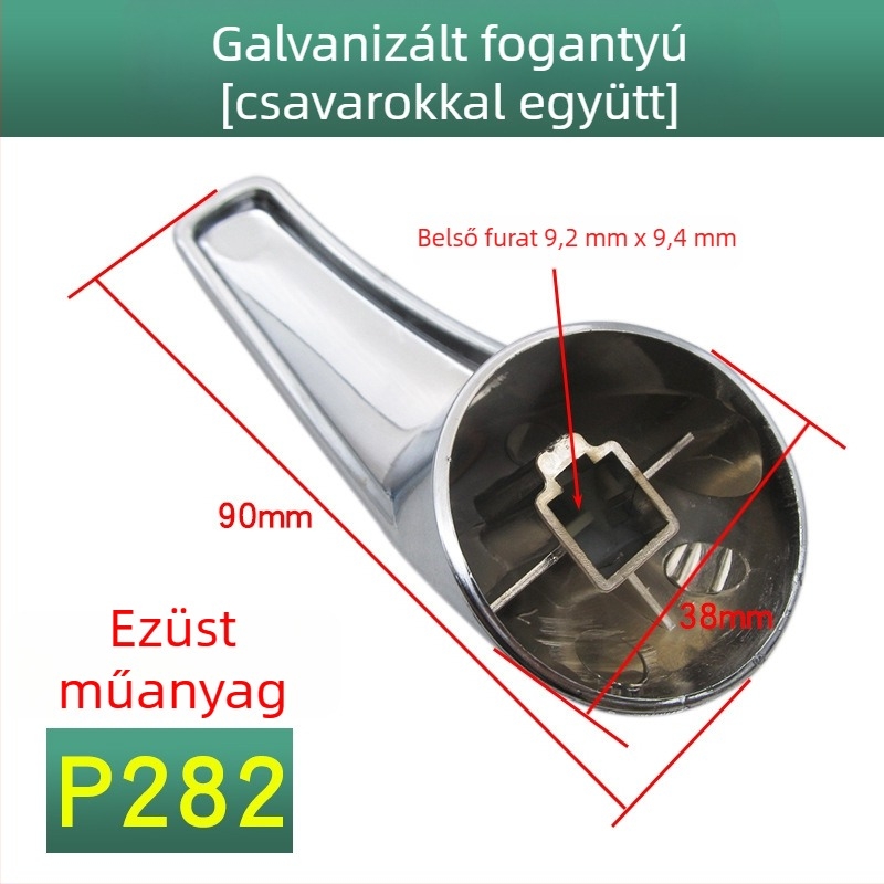 Elektromos vízmelegítő keverőfogantyú – U-alakú / falra szerelhető, zuhanyhoz univerzális