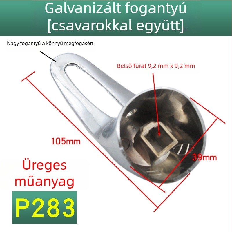 Elektromos vízmelegítő keverőfogantyú – U-alakú / falra szerelhető, zuhanyhoz univerzális