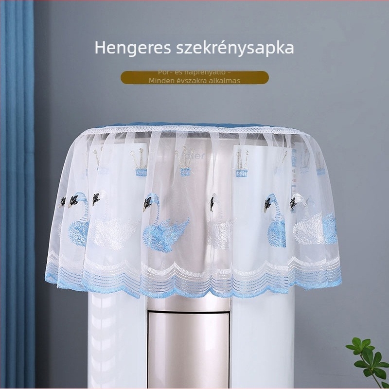 Függőleges klíma porvédő, szekrény típusú egység, hengeres kialakítás