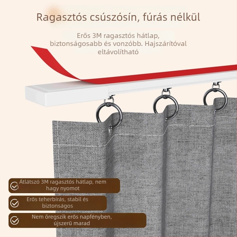 Minimalista poliészter mosógép-hordja és balkonos függöny napvédővel és porvédővel, vízálló mosogató- és szekrényfüggöny