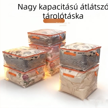 Pakala tároló tasak téli paplan és pehelykabát számára, porvédett, nagy kapacitású, otthoni használatra