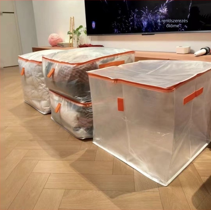 Pakala tároló tasak téli paplan és pehelykabát számára, porvédett, nagy kapacitású, otthoni használatra