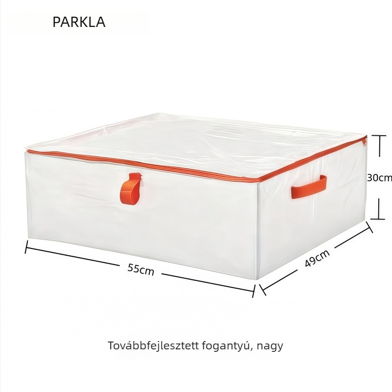Pakala tároló tasak téli paplan és pehelykabát számára, porvédett, nagy kapacitású, otthoni használatra