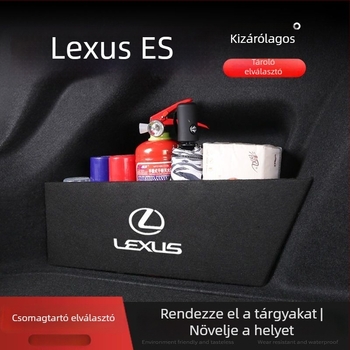 Lexus ES200 csomagtartó rendező 260/300 felosztóval – testreszabható belső tároló doboz