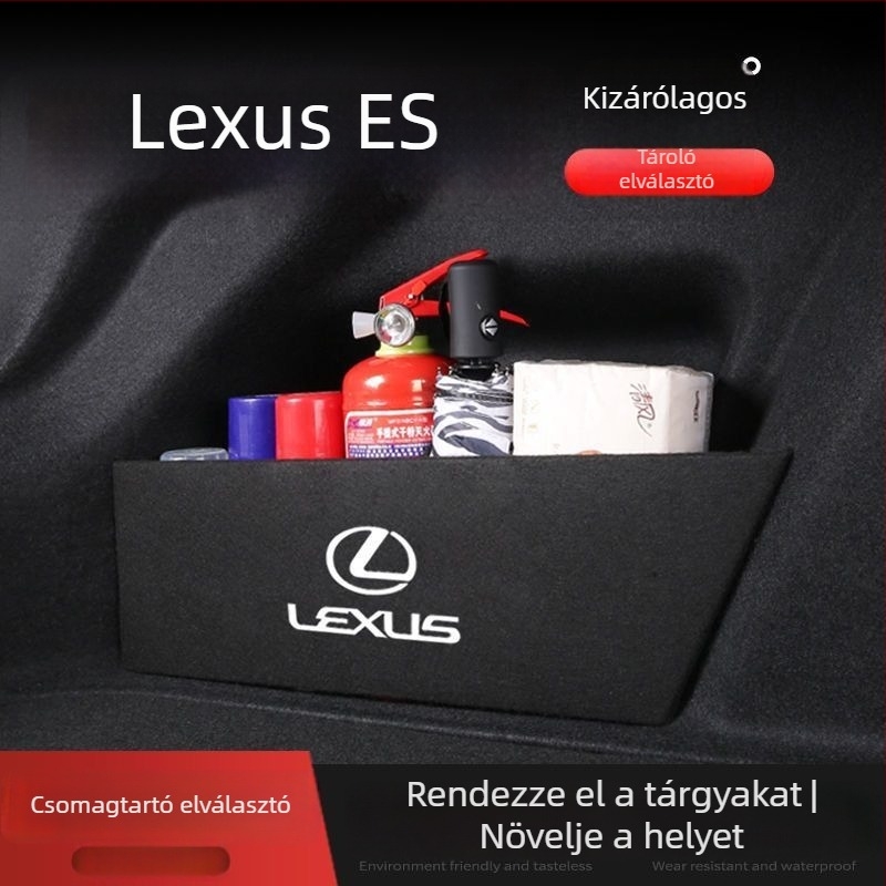 Lexus ES200 csomagtartó rendező 260/300 felosztóval – testreszabható belső tároló doboz