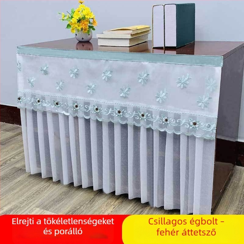 Általános szekrényvédő Velcro-zárással, lyukasztás nélkül, minimalist textile burkolat otthoni használatra