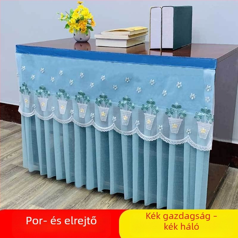 Általános szekrényvédő Velcro-zárással, lyukasztás nélkül, minimalist textile burkolat otthoni használatra