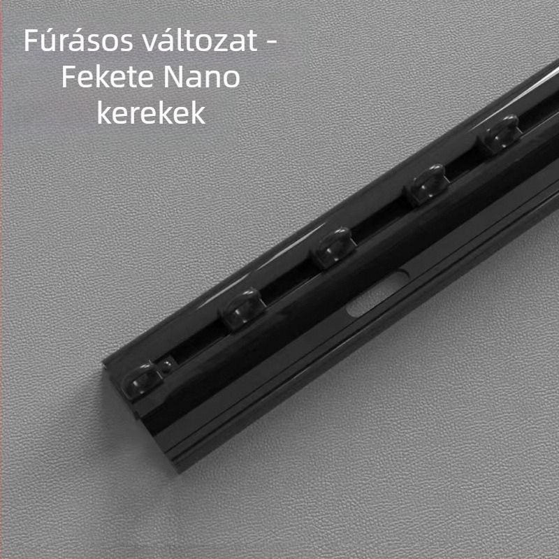 0,5 m rendkívül vékony öntapadós függönycsatorna belső nyílású ablakokhoz, erkélyekhez és U-alakú hajlítással