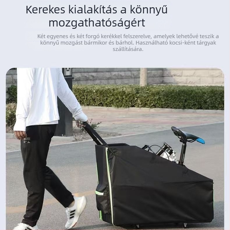 Összecsukható kerékpár tároló doboz az autó csomagtartójába