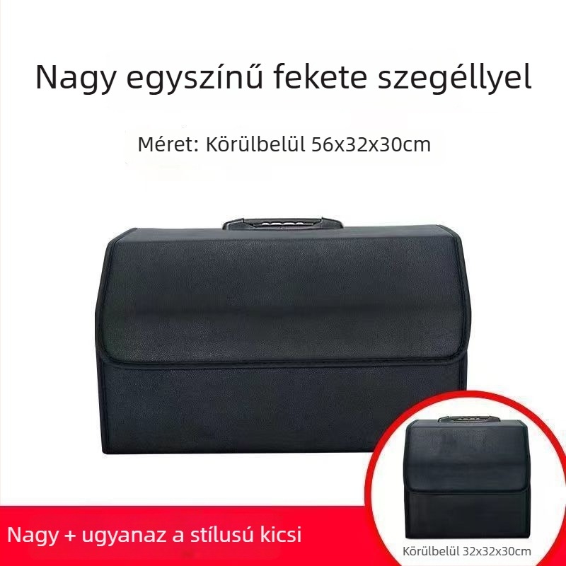 Autócsomagtartó rendező, összecsukható tároló doboz, többfunkciós