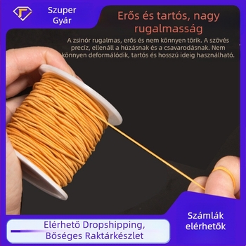 Core-wrap elastic gyöngyfűző zsinór buddhista gyöngyök fűzéséhez, ékszerek és karkötők készítéséhez