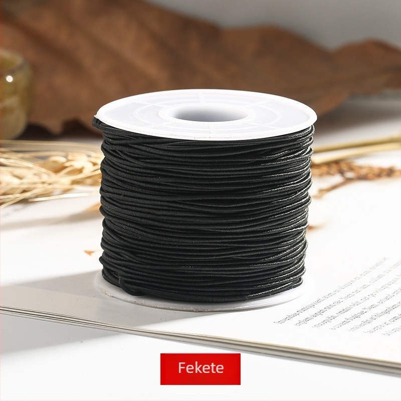 Core-wrap elastic gyöngyfűző zsinór buddhista gyöngyök fűzéséhez, ékszerek és karkötők készítéséhez