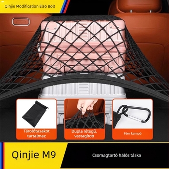 Wenjie M8/M9 csomagtartó háló, fix háló, belső tároló autóhoz