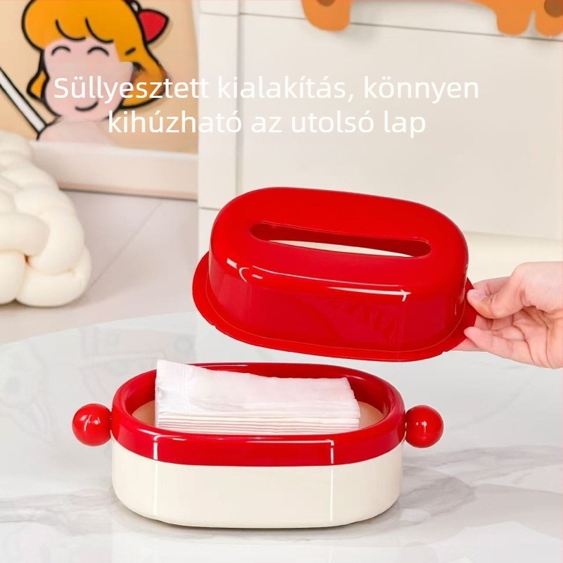 Falihoz szerelhető fürdőszobai zsepi- és papírtartó doboz, modern, minimalist design, sokoldalú
