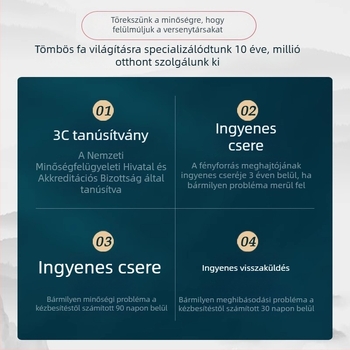 Modern kínai stílusú LED falikar, minimalistikus négyszögletes kivitel, dió színű, hálószoba és folyosó számára