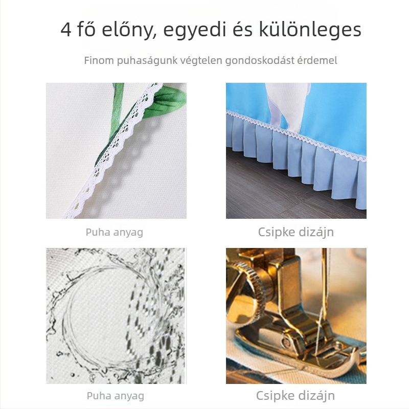 Zongora takaró karikatúra mintával, teljes lefedésű dizájn, félnyitott kivitel, szék huzattal