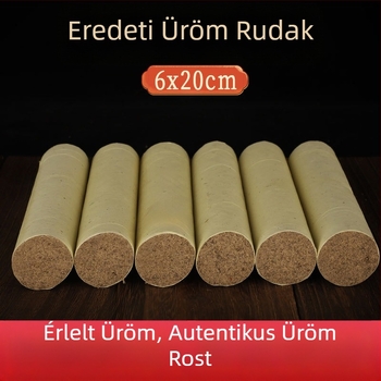 Kővel őrölt moxa rudak, vastagok, otthoni moxibustió készlet, kézzel készített