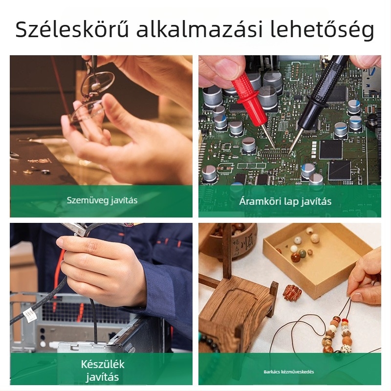 Ékszerfogó nylonos sík szájakkal, hegyes vég, csúszásmentes, többfunkciós DIY rögzítő eszköz