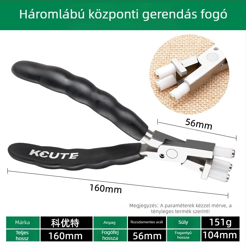 Ékszerfogó nylonos sík szájakkal, hegyes vég, csúszásmentes, többfunkciós DIY rögzítő eszköz