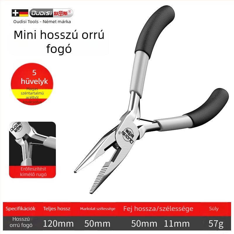 Arrizo Mini fogók – hegyes végű, többfunkciós elektromos fogó, diagonális vágó és DIY ékszer fogó